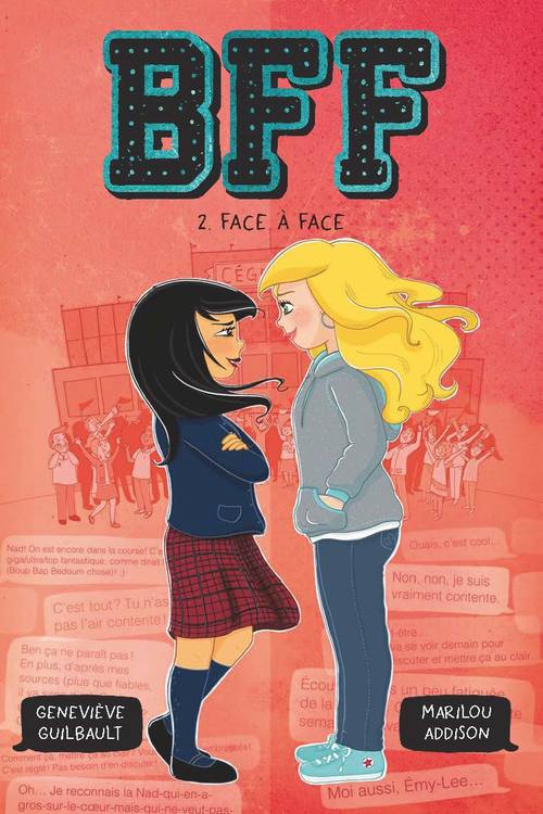 ebook cover of BFF - Face à face, by Marilou Addison, Geneviève Guilbault