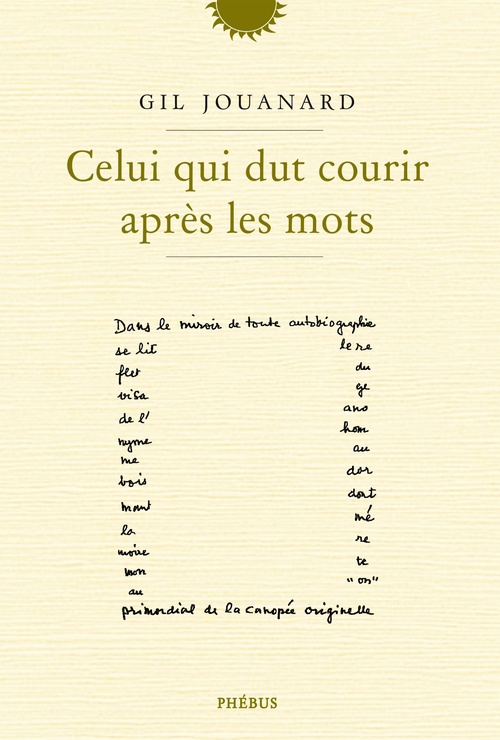 Couverture ebook de Celui qui dut courir après les mots, de Gil Jouanard