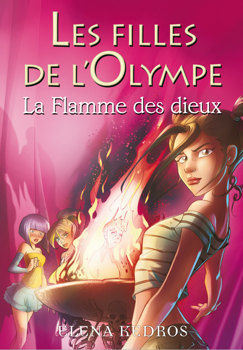 Couverture ebook de Les filles de l'Olympe - tome 4 La flamme des dieux, de Elena Kedros