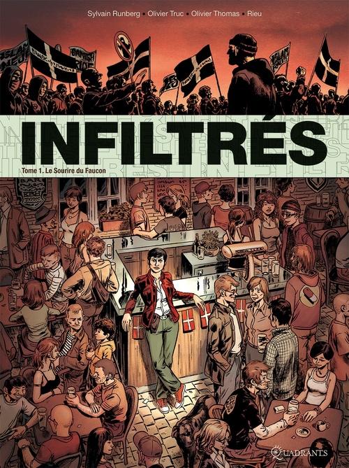 ebook cover of Infiltrés T01 - Le Sourire du Faucon, by Olivier Truc