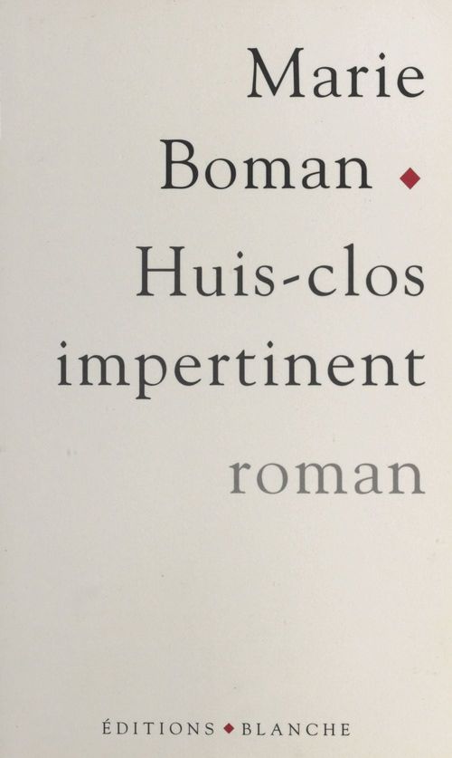 Couverture ebook de Huis-clos impertinent, de Marie Boman