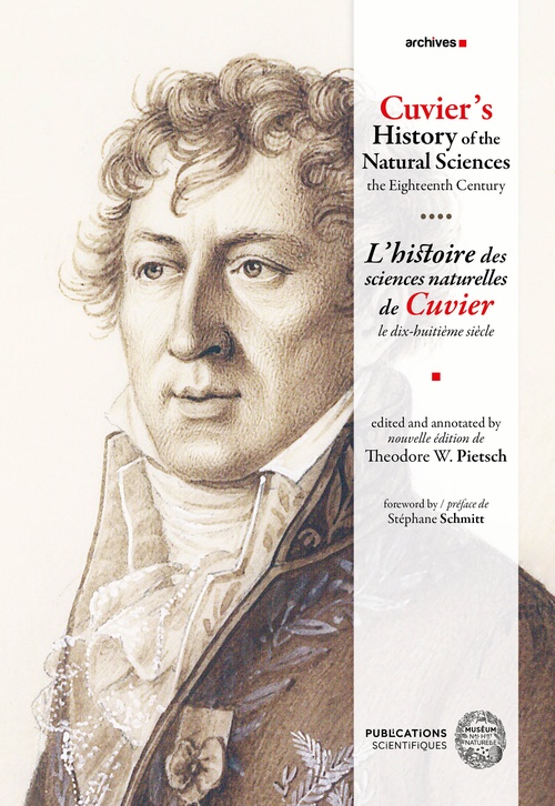 Couverture ebook de Cuvier´s History of the Natural Sciences, de Theodore W. Pietsch
