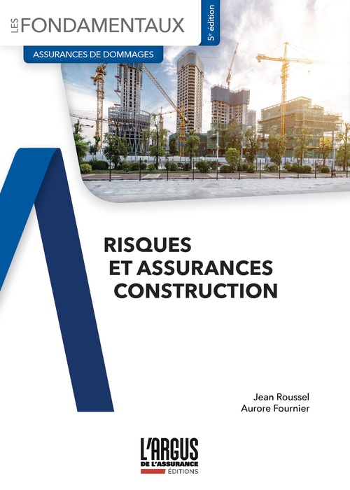Couverture ebook de Risques et assurances construction, de Jean Roussel, Aurore Fournier