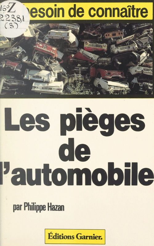 Couverture ebook de Les pièges de l'automobile, de Philippe Hazan