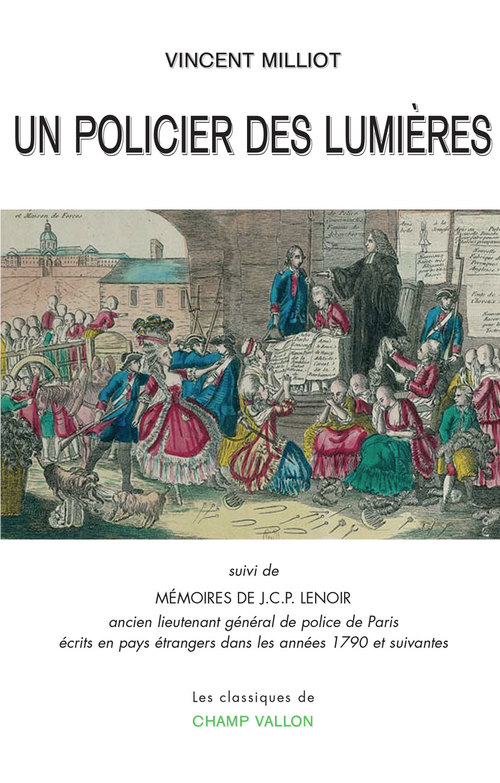 Couverture ebook de Un policier des Lumières, de Vincent Milliot