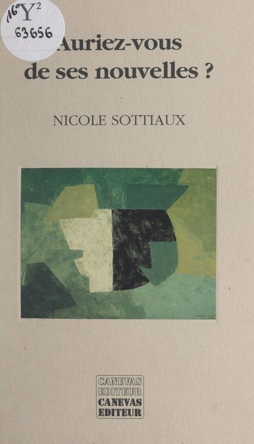Couverture ebook de Auriez-vous de ses nouvelles ?, de Nicole Sottiaux