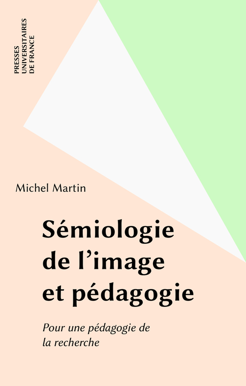 Couverture ebook de Sémiologie de l'image et pédagogie, de