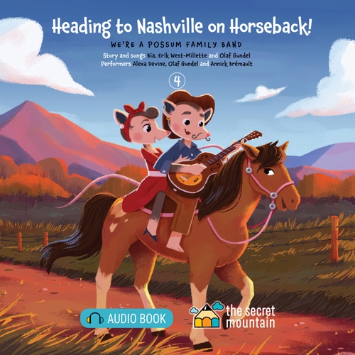 Couverture audiobook de Heading to Nashville on Horseback!, de Bia Krieger