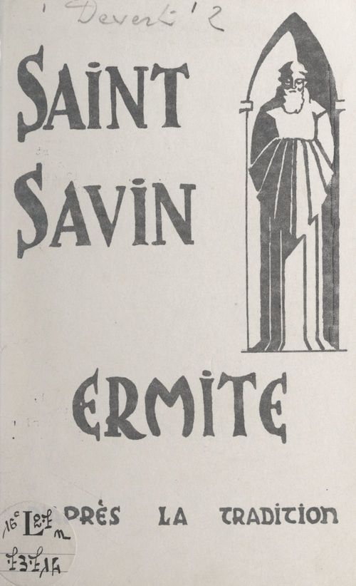 ebook cover of Saint Savin Ermite, by Michel Devert
