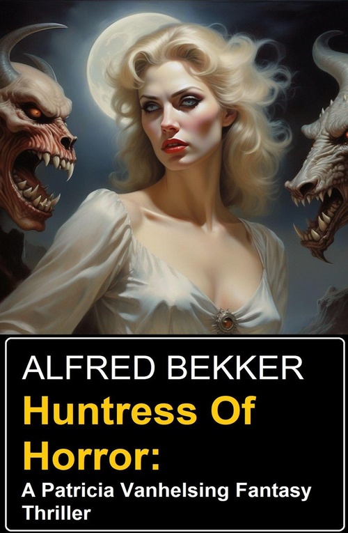 Couverture ebook de Huntress Of Horror: A Patricia Vanhelsing Fantasy Thriller, de Alfred Bekker