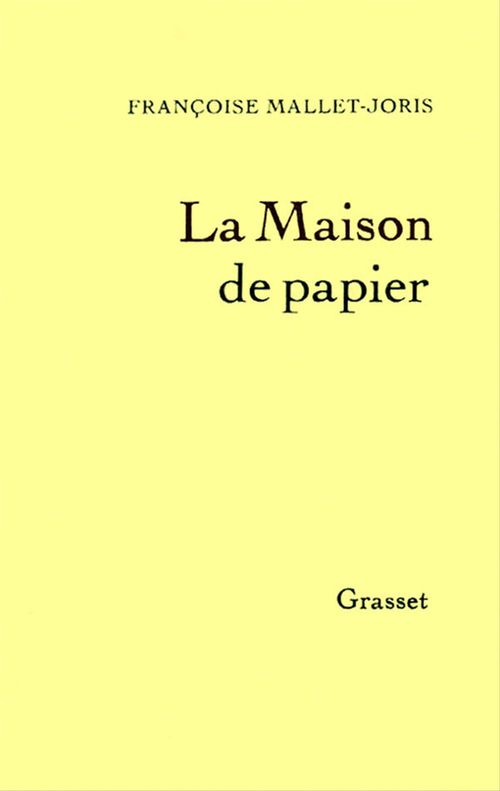 ebook cover of La maison de papier, by Françoise Mallet-Joris