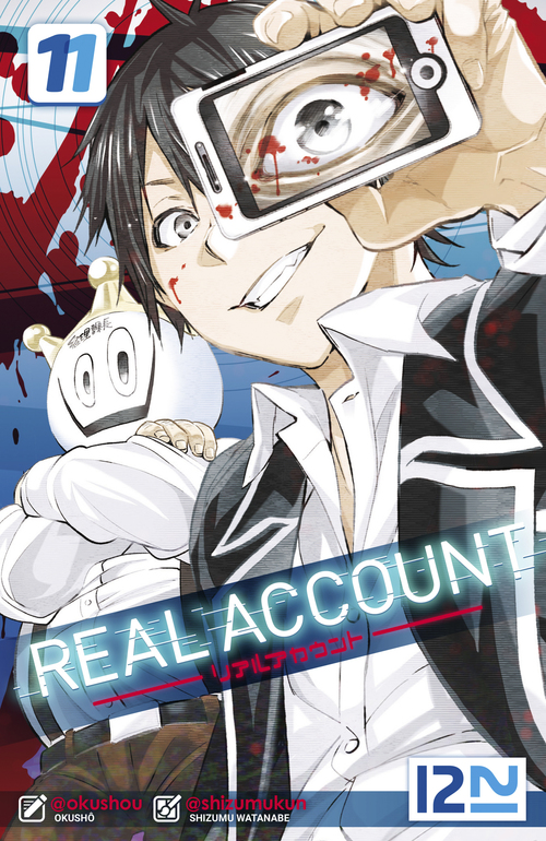 Couverture ebook de Real Account - tome 11, de Okushou, Shizumu Watanabe