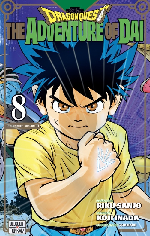 Couverture ebook de Dragon Quest - The Adventure of Daï T08, de Riku Sanjo