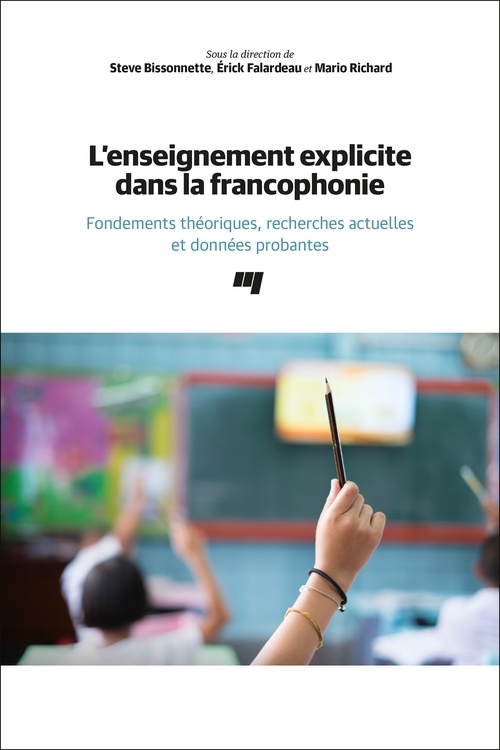 ebook cover of L' enseignement explicite dans la francophonie, by Steve Bissonnette