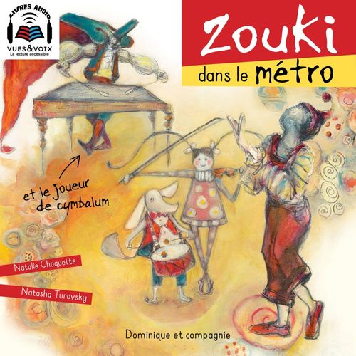 Couverture audiobook de Zouki dans le métro, de Natalie Choquette