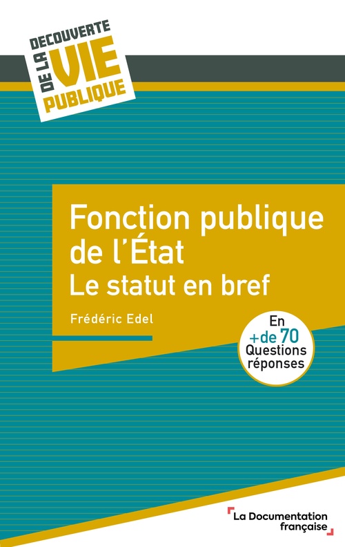 ebook cover of Fonction publique de l´État, by Frédéric Edel