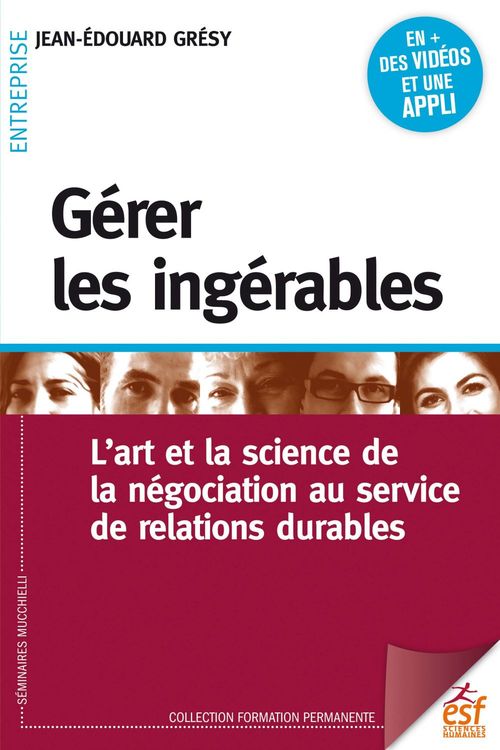ebook cover of Gérer les ingérables, by Jean-édouard Grésy