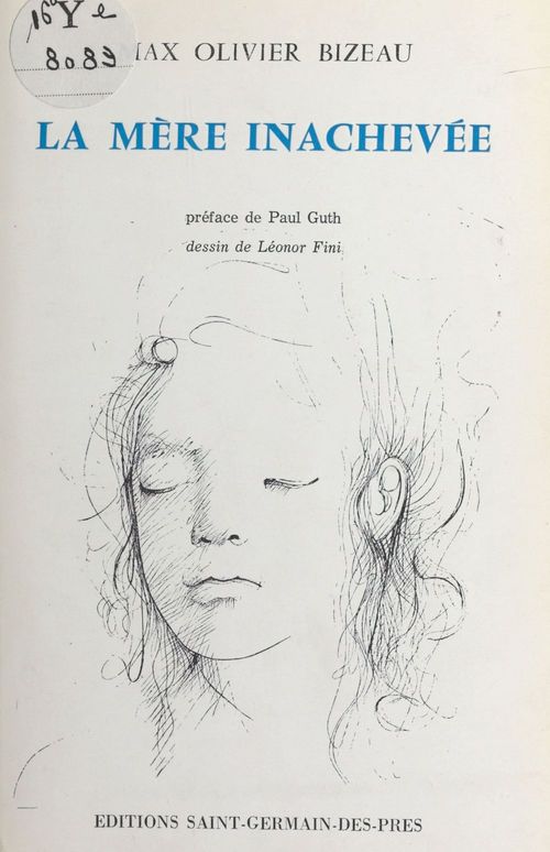 ebook cover of La mère inachevée, by Max Olivier Bizeau