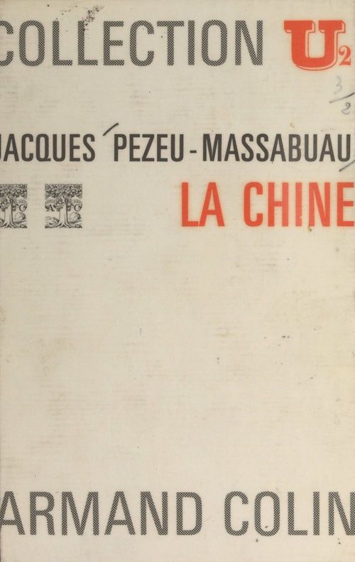Couverture ebook de La Chine, de Jacques Pezeu-massabuau