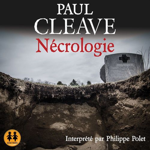 audiobook cover of Nécrologie, by Paul CLEAVE