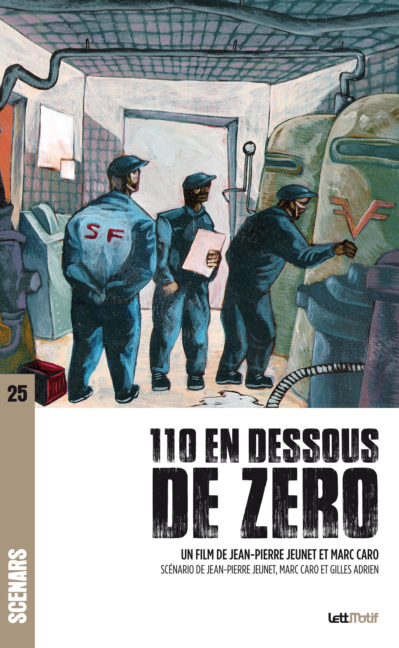 Couverture ebook de 110 en dessous de zéro (scénario), de Marc Caro, Jean-pierre Jeunet