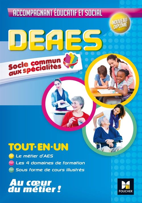 Couverture ebook de DEAES - Tout en un - Tronc Commun, de Kamel Abbadi, Priscilla Benchimol, Lisa Besson, Sylvie Corvoisier-Tourneur