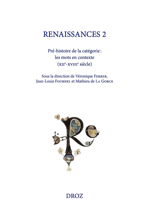 ebook cover of Renaissances 2, by Mathieu de La Gorce, Véronique Ferrer, Jean-Louis Fournel
