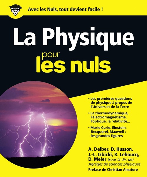 Couverture ebook de La physique pour les nuls, de Dominique Meier