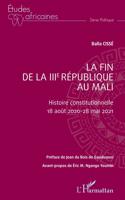 ebook cover of La fin de la IIIe République au Mali, by Balla Cissé