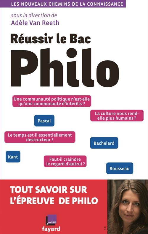 ebook cover of Réussir le bac philo, by Adèle Van Reeth