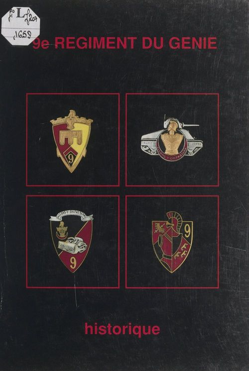 Couverture ebook de Historique du 9e Génie, de Service Historique De L''Armee De Terre
