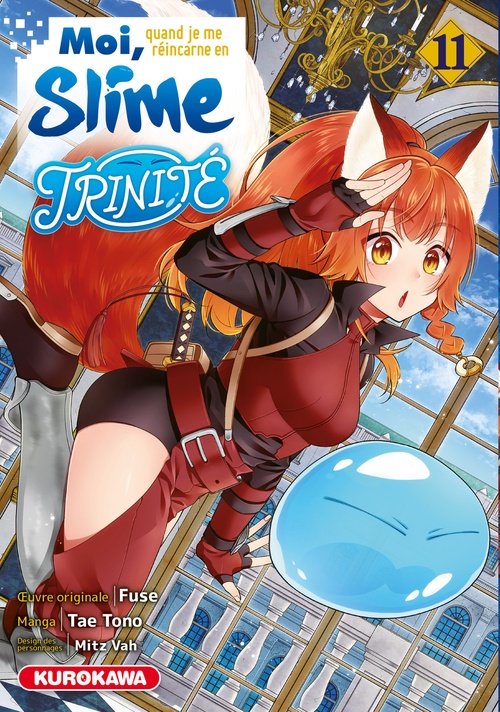 Couverture ebook de Moi, quand je me réincarne en Slime - Trinité - tome 11, de Fuse, Mitz Vah, Tae Tono