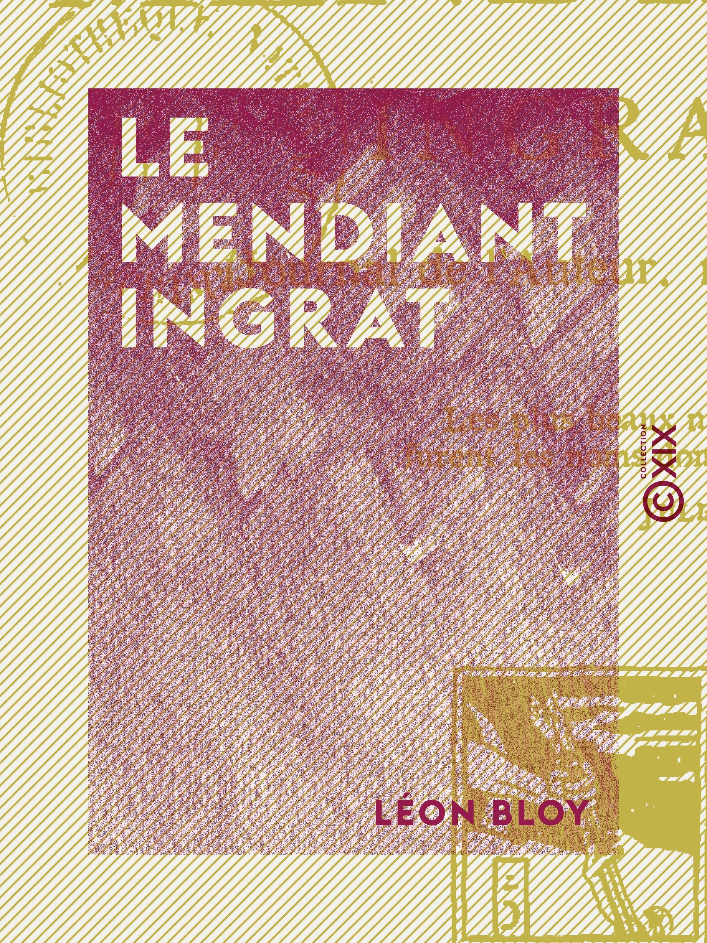 Couverture ebook de Le Mendiant ingrat, de Leon Bloy