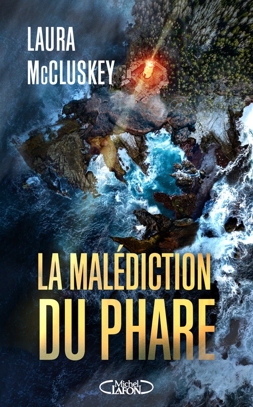 ebook cover of La Malédiction du phare, by Laura McCluskey