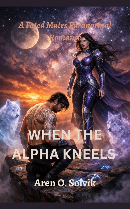 ebook cover of When the Alpha Kneels, by Aren O. Solvik