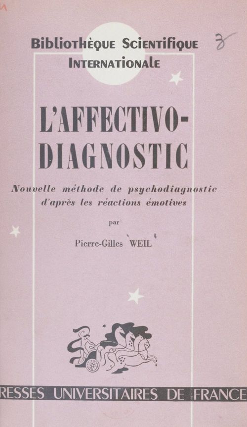 Couverture ebook de L'affectivo-diagnostic, de Pierre-Gilles Weil