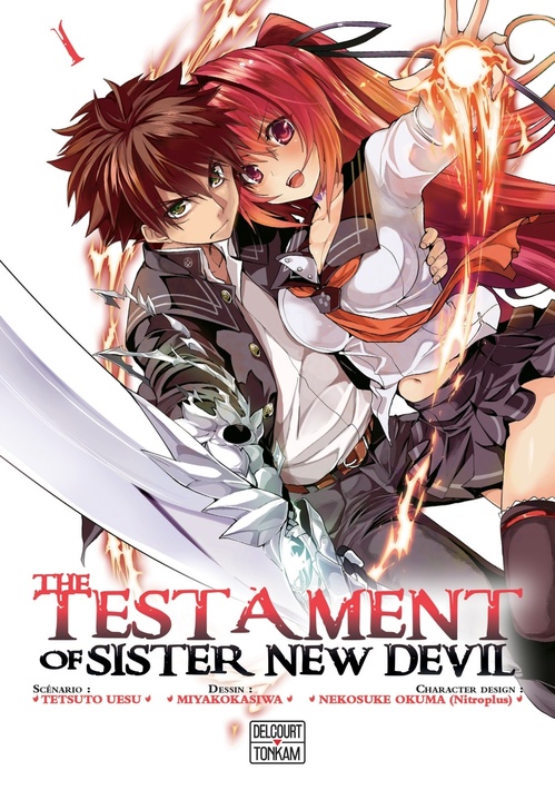 Couverture ebook de The Testament of sister new devil T01, de Tetsuto Uesu