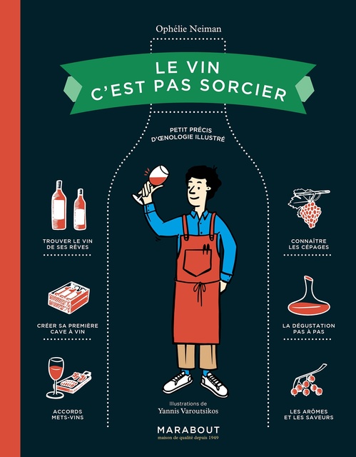 ebook cover of Le vin c'est pas sorcier, by Ophélie Neiman, Yannis Varoutsikos