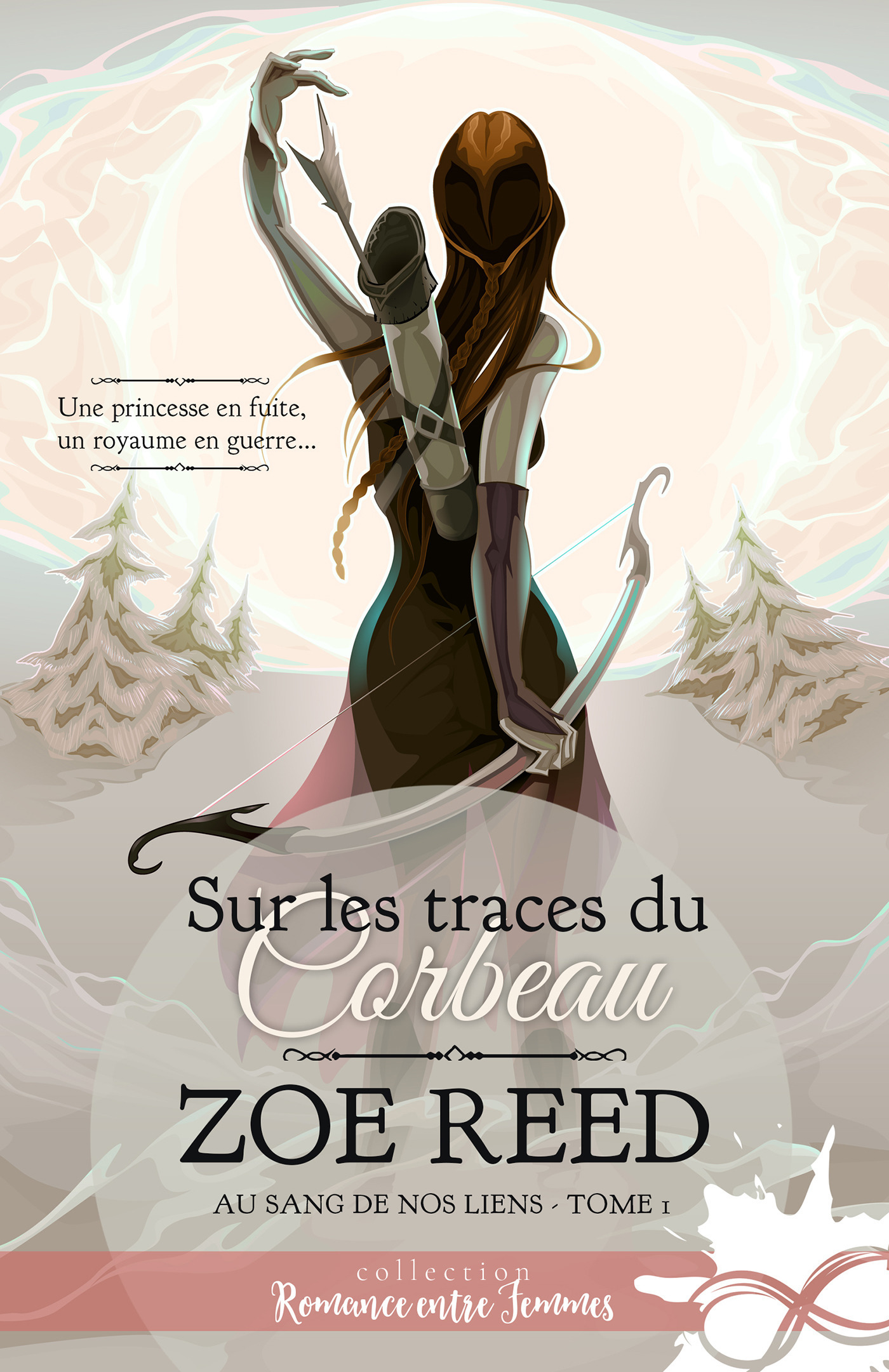 Couverture ebook de Sur les traces du Corbeau, de Zoé Reed