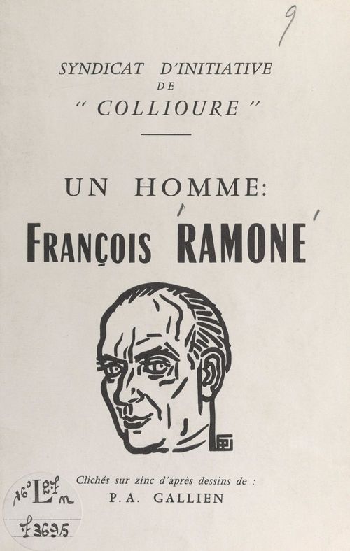 ebook cover of Un homme : François Ramone, by Syndicat D'Initiative De Collioure