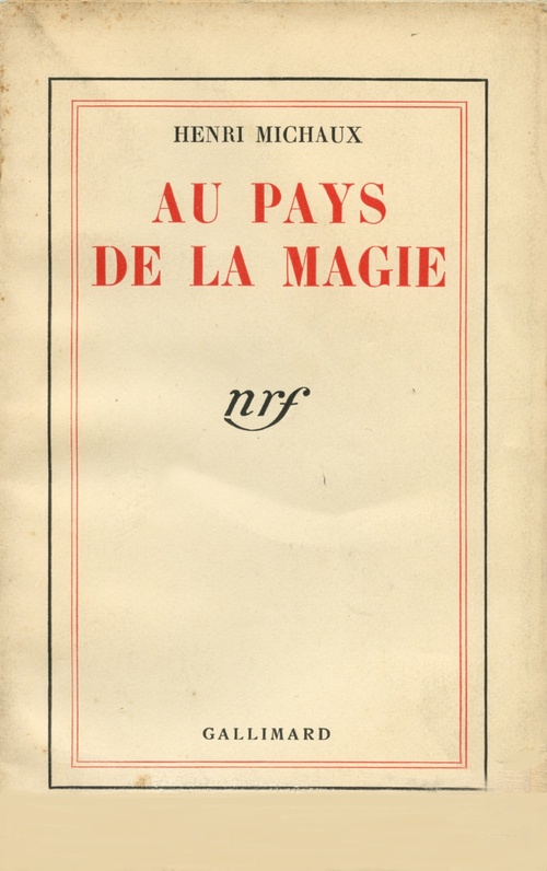 ebook cover of Au pays de la magie, by Henri Michaux