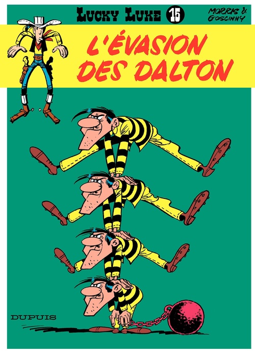ebook cover of Lucky Luke - Tome 15 - L'évasion des Dalton, by René Goscinny, Morris