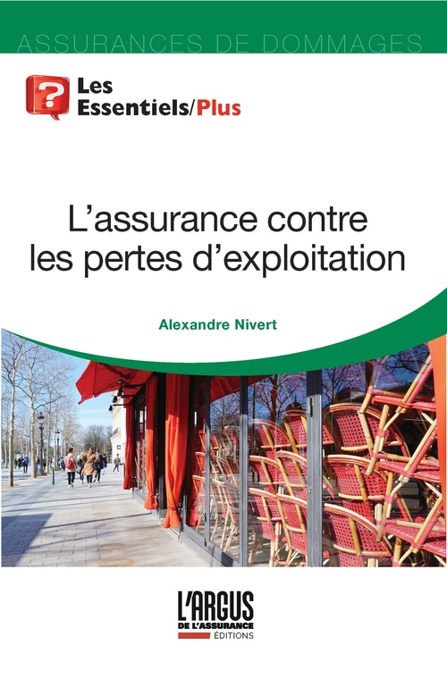 Couverture ebook de L'assurance contre les pertes d'exploitation, de Alexandre Nivert