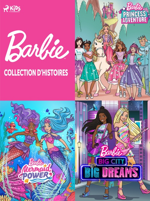 Couverture ebook de Barbie, Collection d´histoires, de Mattel