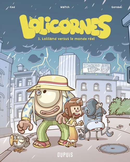 Couverture ebook de Lolicornes - Tome 3 - Loliland versus le monde réel, de ced