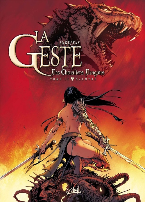 Couverture ebook de La Geste des Chevaliers Dragons T13 - Salmyre, de  Ange