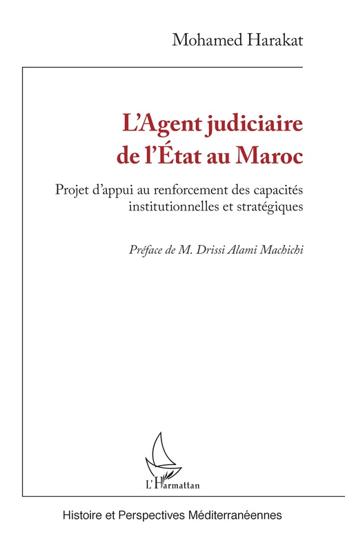 Couverture ebook de L'Agent judiciaire de l'Etat au Maroc, de Mohamed Harakat