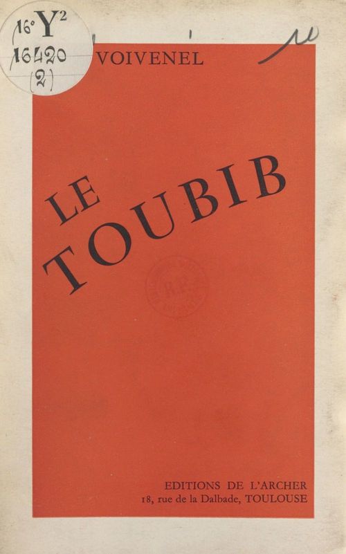 ebook cover of Le toubib, by Paul Voivenel
