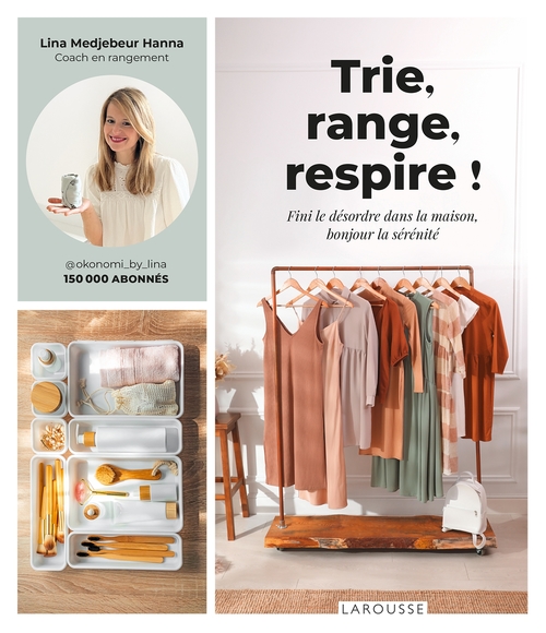 Couverture ebook de Trie, range, respire !, de Lina Hanna