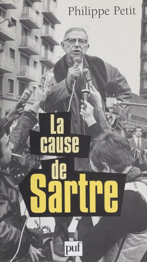 Couverture ebook de La Cause de Sartre, de Philippe Petit